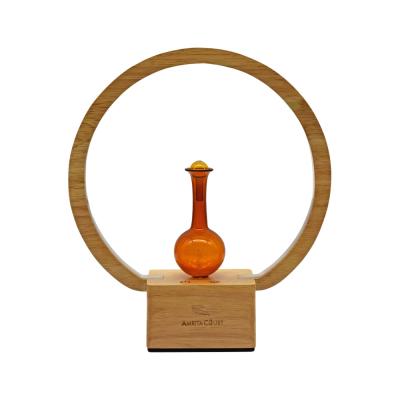 Amrita Court Nebuliser (Diffuser) Wooden Base with Ring Light Luna